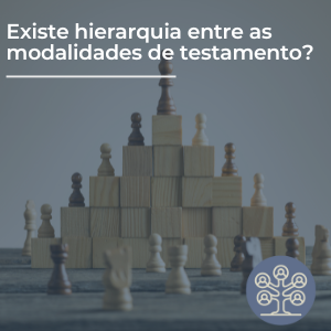 Existe hierarquia entre as modalidades de testamento?